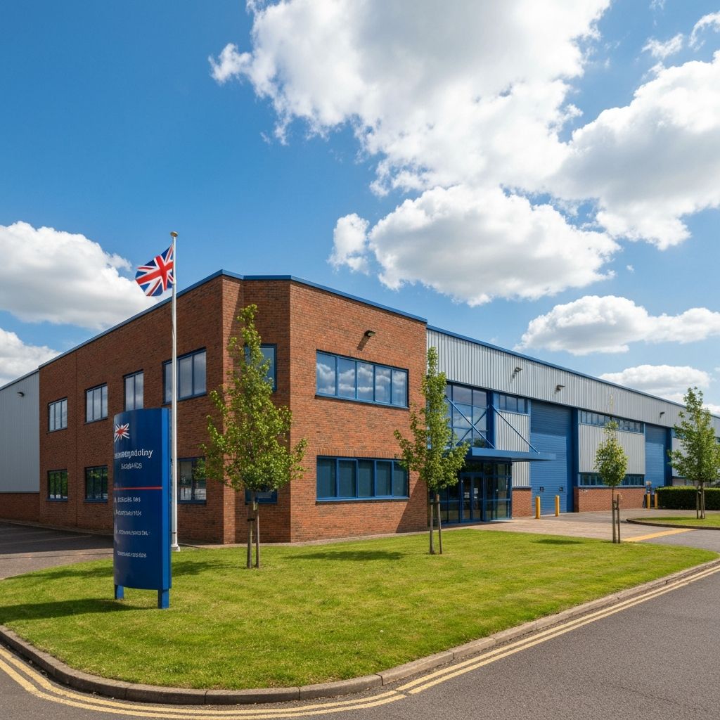 Preformed Windings facility exterior in Rotherham, UK